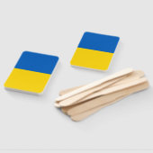 Set des Handventilators mit der Flagge der Ukraine Fächer (Non-assembled)
