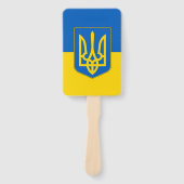 Set des Handventilators mit der Flagge der Ukraine Fächer (Vorderseite)