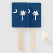 Set des Handventilators mit der Flagge von South C Fächer (Vorne und Hinten)