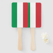 Set des Handventilators mit italienischer Flagge Fächer (Vorne und Hinten)