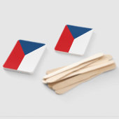 Set des Handventilators mit tschechischer Flagge Fächer (Non-assembled)