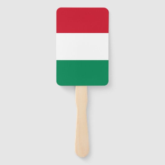 Set des Handventilators mit ungarischer Flagge Fächer