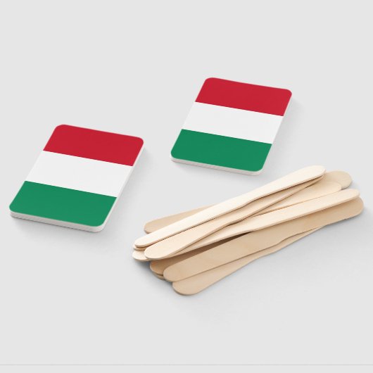 Set des Handventilators mit ungarischer Flagge Fächer (Non-assembled)
