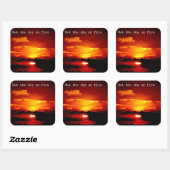 Set des Himmels - motivierend Aufkleber (Blatt)