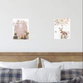 Set des Kinderzimmers "Woodland Animal Portret" (Schlafzimmer)