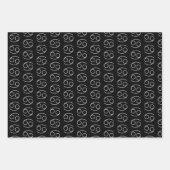 Set des Krebswrapping Paper Sheet Geschenkpapier Set (Vorderseite 2)