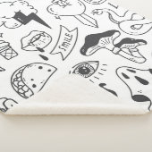 Set des niedlichen Graffiti-Doodles Sherpadecke (3/4)