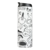 Set des niedlichen Graffiti-Doodles Thermosbecher (Nach rechts gedreht)