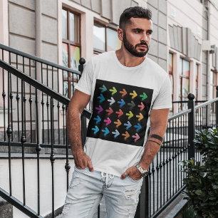 Set des T - Shirt der Männer in Pfeilen