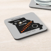 Set des Untersetzer von Missouri Solar Eclipse 6 (Linke Seite)