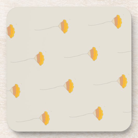 Set-Design der Blume Getränkeuntersetzer (Vorderseite)