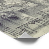 Set Design for Act II of the oper 'Lakme' Poster (Ecke)