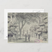 Set Design for Act II of the opera 'Lakme' Postkarte (Vorne/Hinten)
