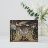 Set-Design für 'Atys' von Jean-Baptiste Lully Postkarte (Stehend Vorderseite)