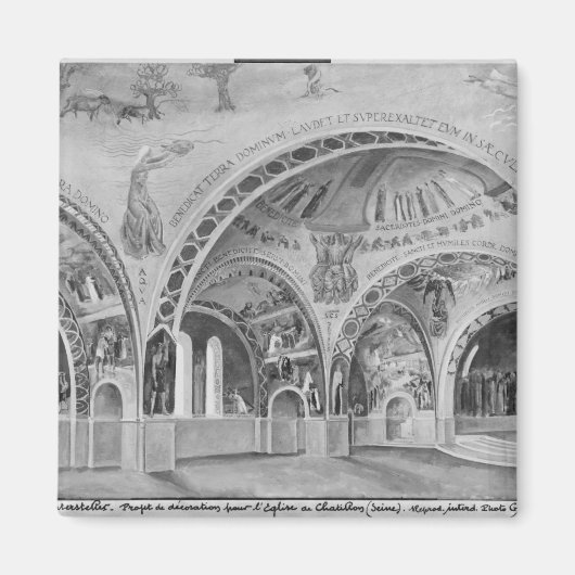 Set-Design für die Chatillon-Kirche. Magnet (Vorne)