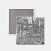Set-Design für eine tragische Szene Magnet (Vorderseite/Rückseite)