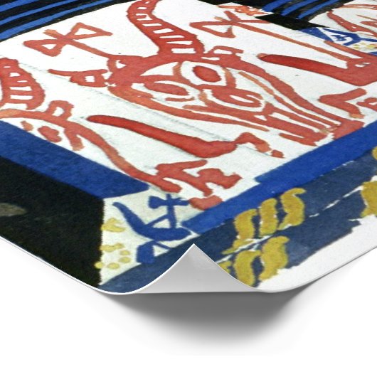 Set-Design für "Phedre" von Jean Racine 1923 Poster (Ecke)