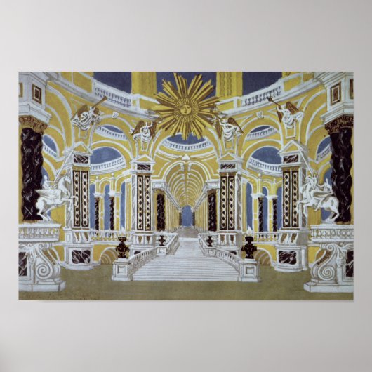 Set-Design für 'The Magic Flute' Poster (Vorne)