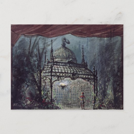 Set-Design für 'The Magic Flute' Postkarte (Vorderseite)