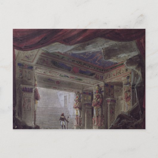 Set-Design für 'The Magic Flute' Postkarte (Vorderseite)