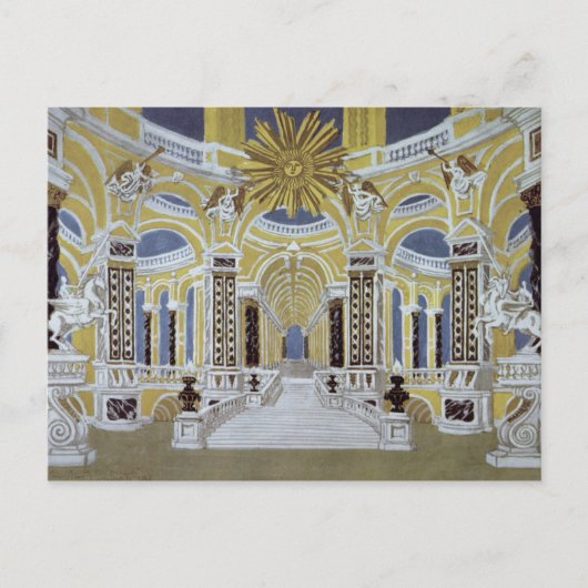Set-Design für 'The Magic Flute' Postkarte (Vorderseite)