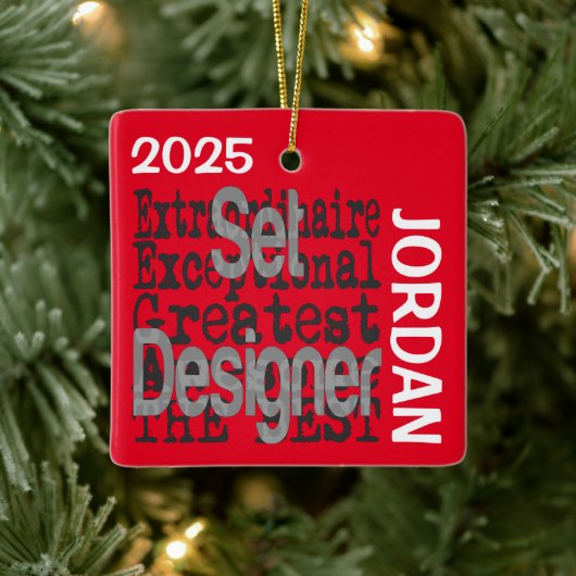 Set Designer Extraordinaire CUSTOM Keramikornament (Baum)