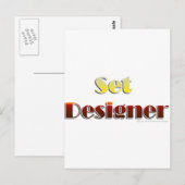 Set-Designer (nur Text) Postkarte (Vorne/Hinten)