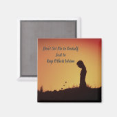 Set dir nicht Feuer...Behalt anderen Warm Magnet (Vorderseite/Rückseite)