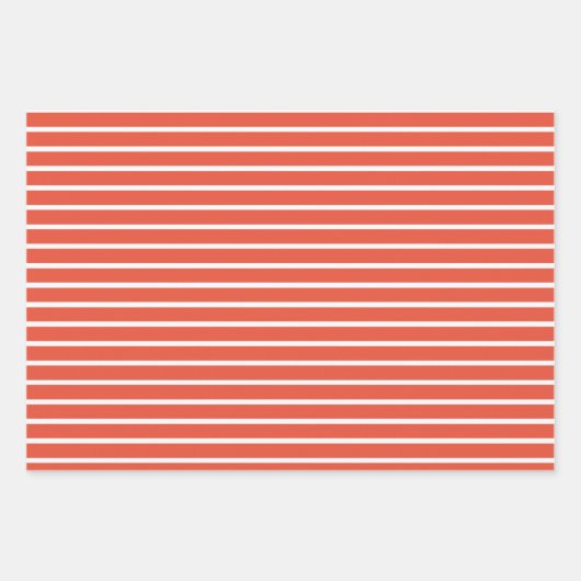 Set-DOTS, SANTA, RED STRIPES Geschenkpapier Set (Vorderseite 2)