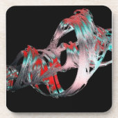 Set "Double Rainbow Vortex Cork Untersetzer" Untersetzer (Vorderseite)