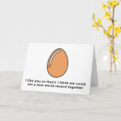 "Set ein neuer Weltrekord" Eierkarte Karte (Gelbe Blume)