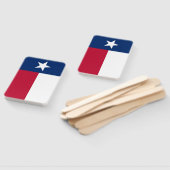 Set eines Handlüfters mit der Flagge von Texas, US Fächer (Non-assembled)