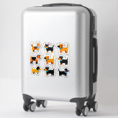 Set entzückender Hunde Aufkleber (Koffer)