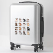Set entzückender Hunde Aufkleber (Koffer)