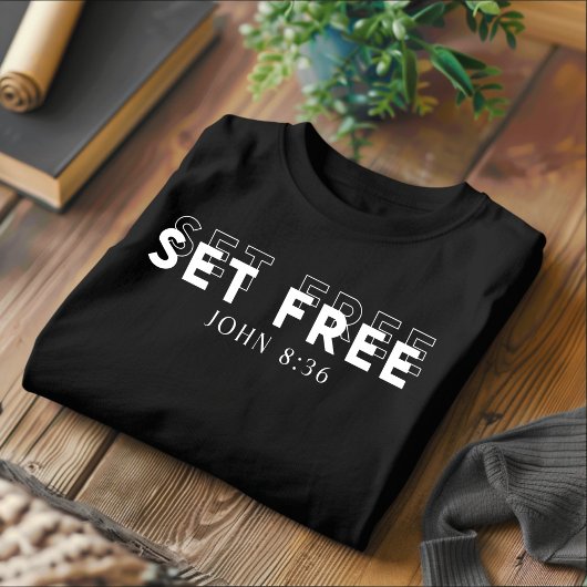 Set frei für Männer und Frauen Christlicher T - Sh T-Shirt
