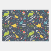 Set für 3 flache Planierpapiere Geschenkpapier Set (Vorderseite 3)