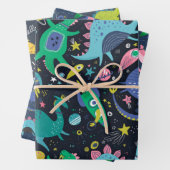 Set für 3 flache Planierpapiere Geschenkpapier Set (Beispiel)