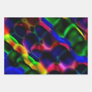 Set für Abstraktes Papierwaschpapier mit mehreren Geschenkpapier Set