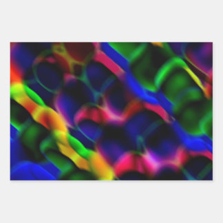 Set für Abstraktes Papierwaschpapier mit mehreren Geschenkpapier Set