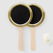 Set für alle Farbgoldrahmen Fächer (Vorne und Hinten)