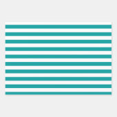 Set für aquamarine Muster in Papierblättern Geschenkpapier Set (Vorderseite)