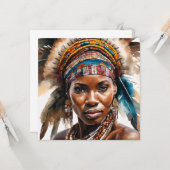 Set für Aquarellmalerei, Hyper Realistic Character Karte (Vorderseite/Rückseite Beispiel)