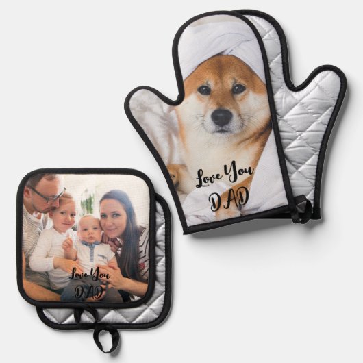 Set für benutzerdefinierte Foto-Pot-Halter (Vorderseite/Rückseite)