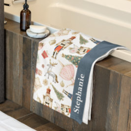 Set für benutzerdefinierte Nutcracker-Badehandtüch