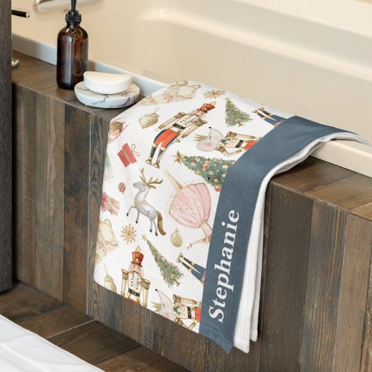 Set für benutzerdefinierte Nutcracker-Badehandtüch