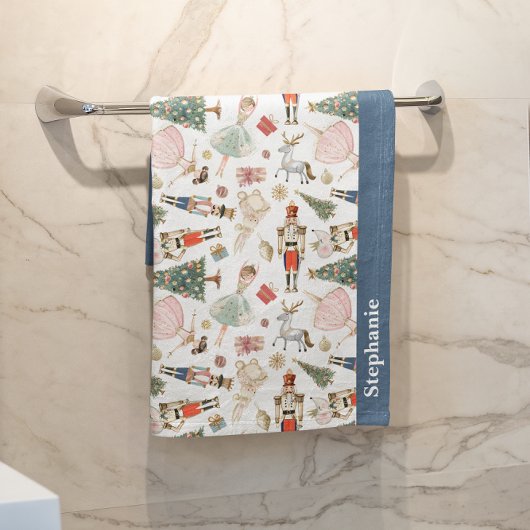 Set für benutzerdefinierte Nutcracker-Badehandtüch