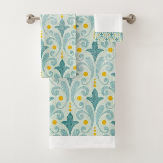 Set für blaue und gelbe Handtücher (Insitu)