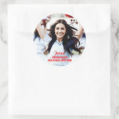 Set für das benutzerdefinierte Foto-Sticker für Te Runder Aufkleber (Tasche)