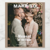 Set für das besondere Hinzufügen von Foto-Lebensmi Weinetikett (Einzelnes Label)