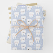 Set für das erste Zahnwrapping Geschenkpapier Set (Beispiel)